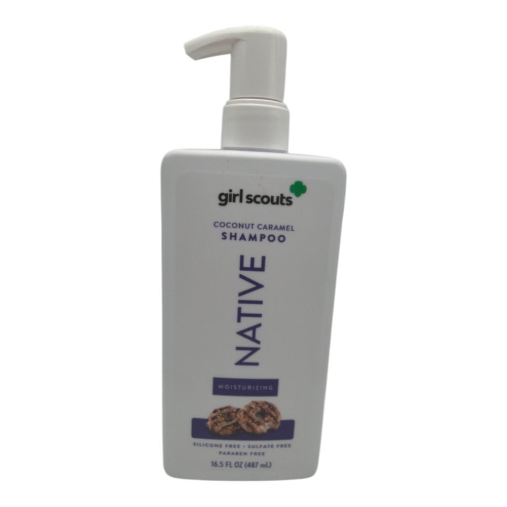 Native‎ Girl Scouts Moisturizing Shampoo Coconut Caramel 16.5 oz - NEW